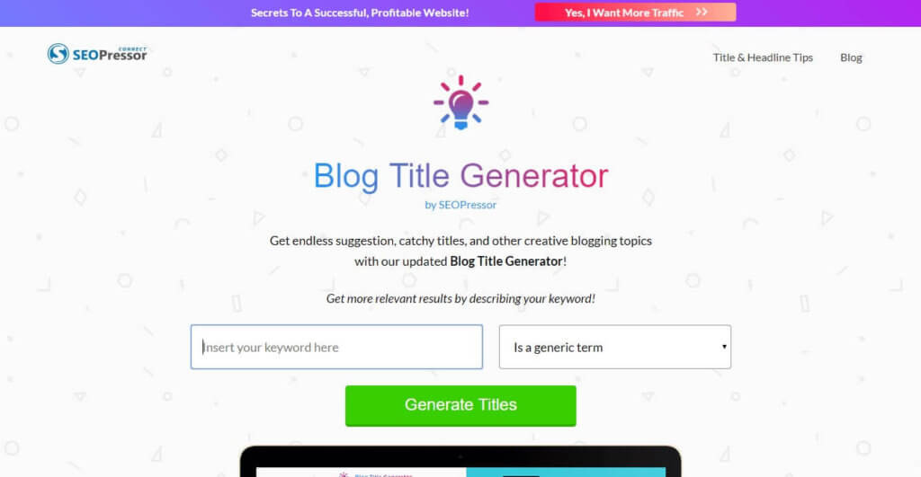 SEOPressor-Blog-Title-Generator