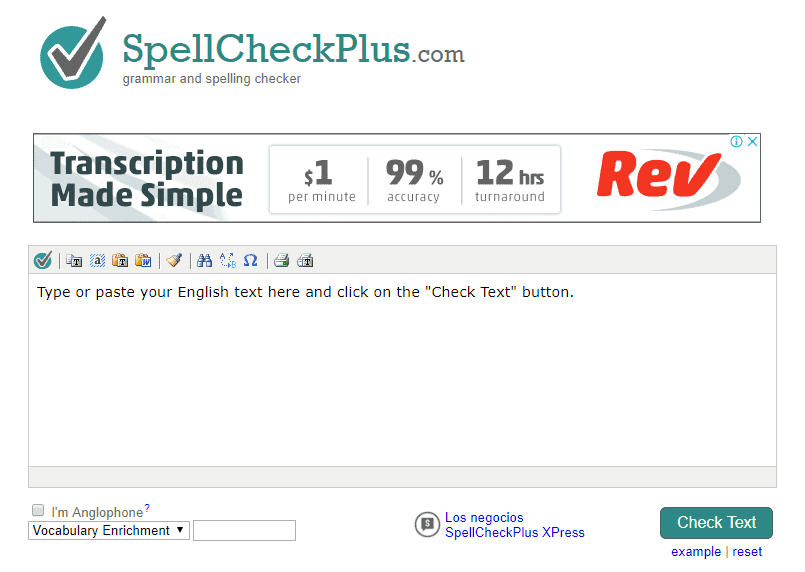 SpellCheckPlus Grammar Checker
