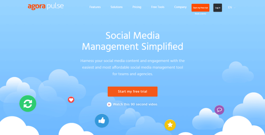 AgoraPulse Social Media Management Tool