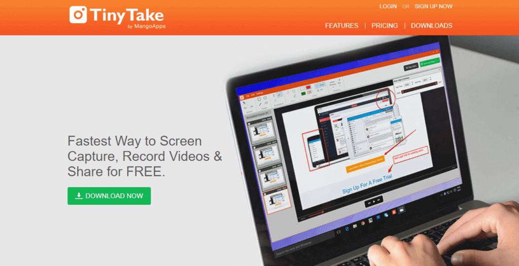 TinyTake Screen Recorder