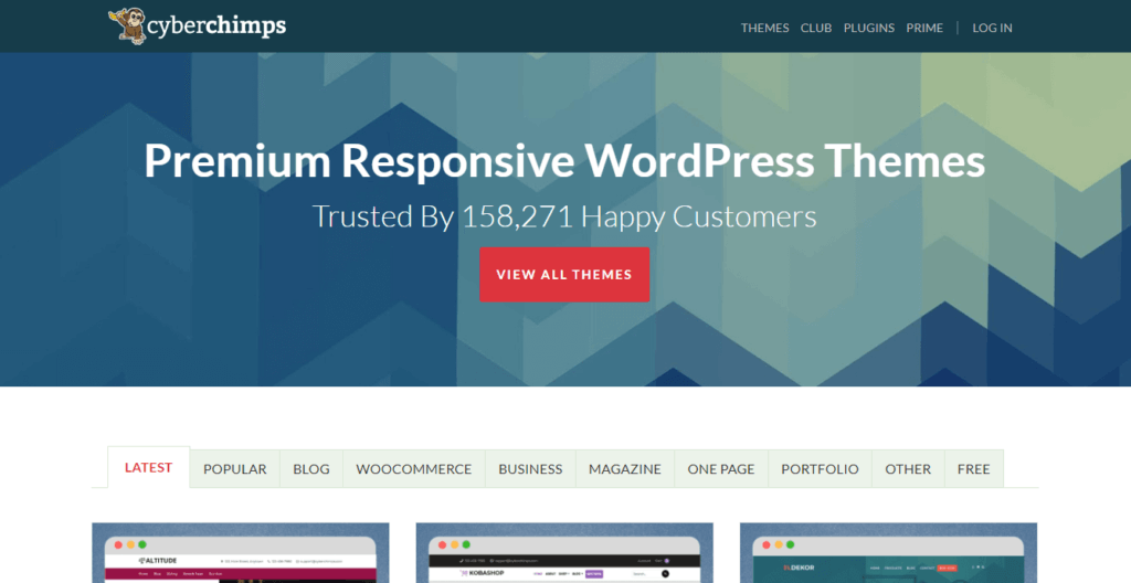 CyberChimps WordPress Theme Shop