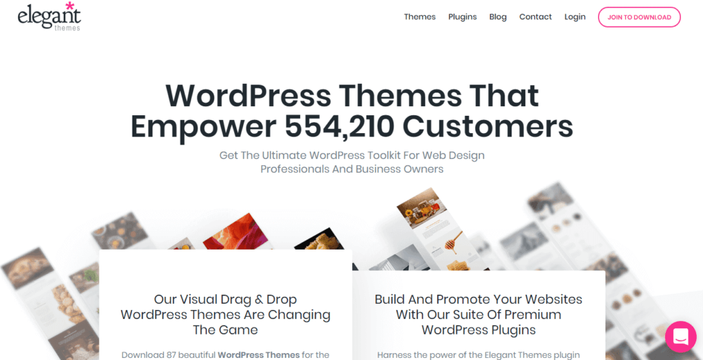 Elegant Themes WordPress Theme Shop
