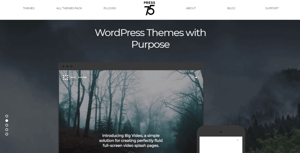 Press75 WordPress Theme Shop