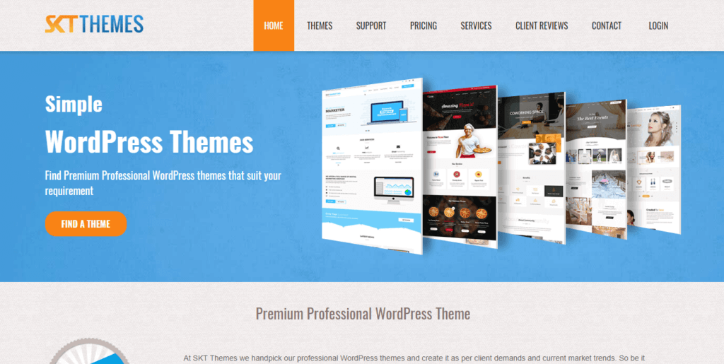 SKT Themes WordPress Theme Shop