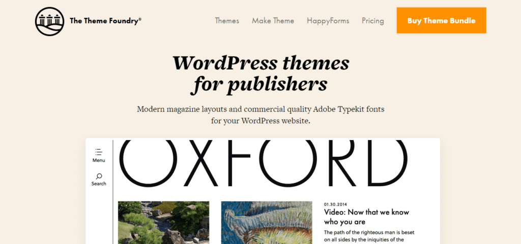 The Theme Foundry WordPress Theme Shop