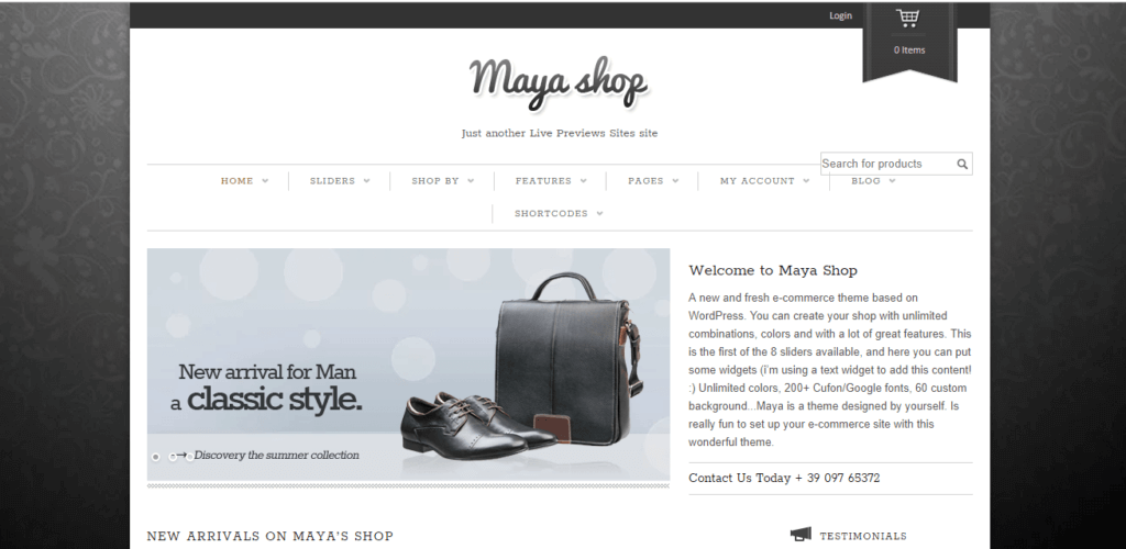 Maya-Shop-WordPress-Theme