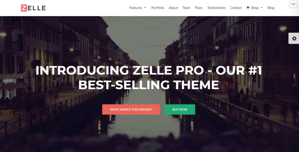Zelle-WordPress-Theme