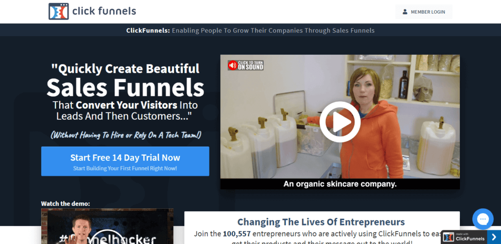 ClickFunnels™ - Marketing Funnels Made Easy (Best Landing Page Builder)