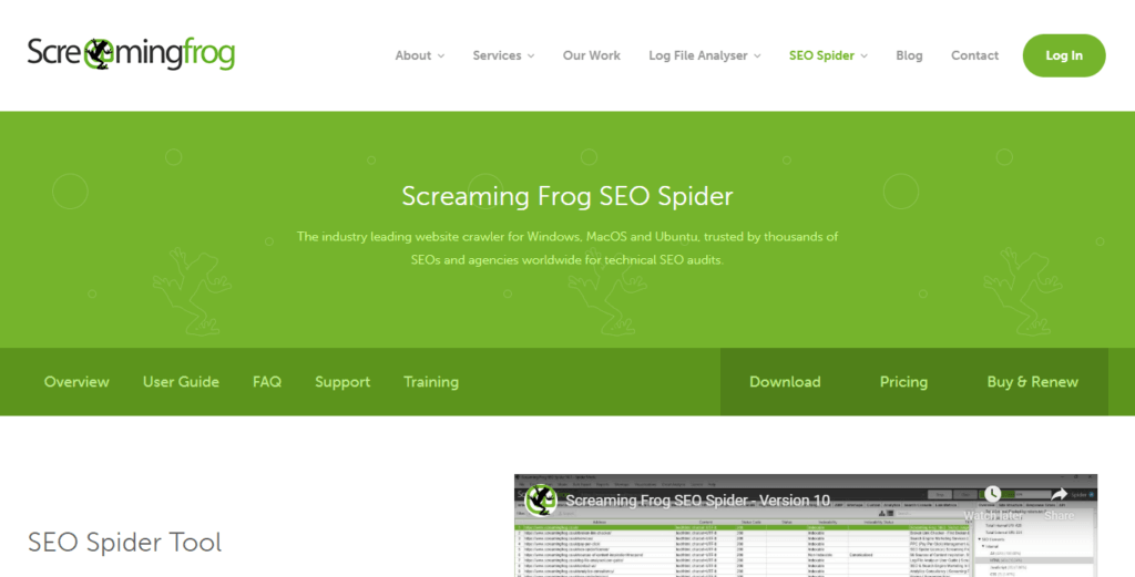 Screaming Frog SEO Spider Tool & Crawler Software - Best SEO Tools