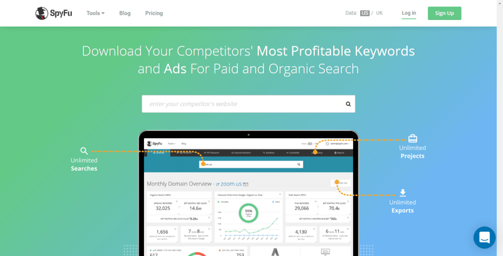 SpyFu - Competitor Keyword Research Tools for AdWords PPC & SEO_ - Best SEO Tools