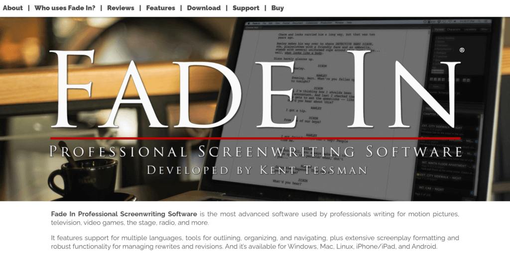 Fade-In-Professional-Screenwriting-Software
